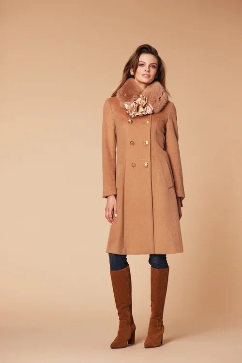 Young Ideas & Henmores -Sheringham Coat -Camel -XS
