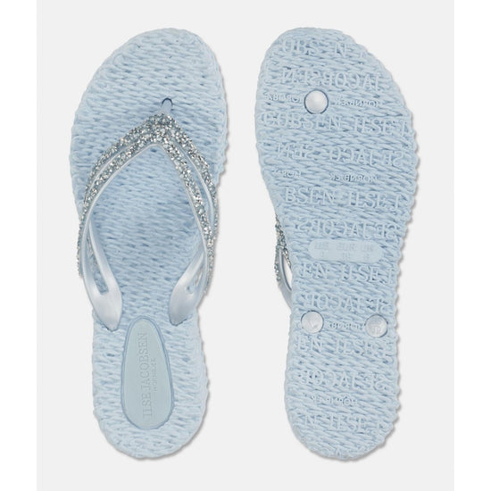 Young Ideas/Henmores - Platform Flipflop with Crystals - 001 Black - 4