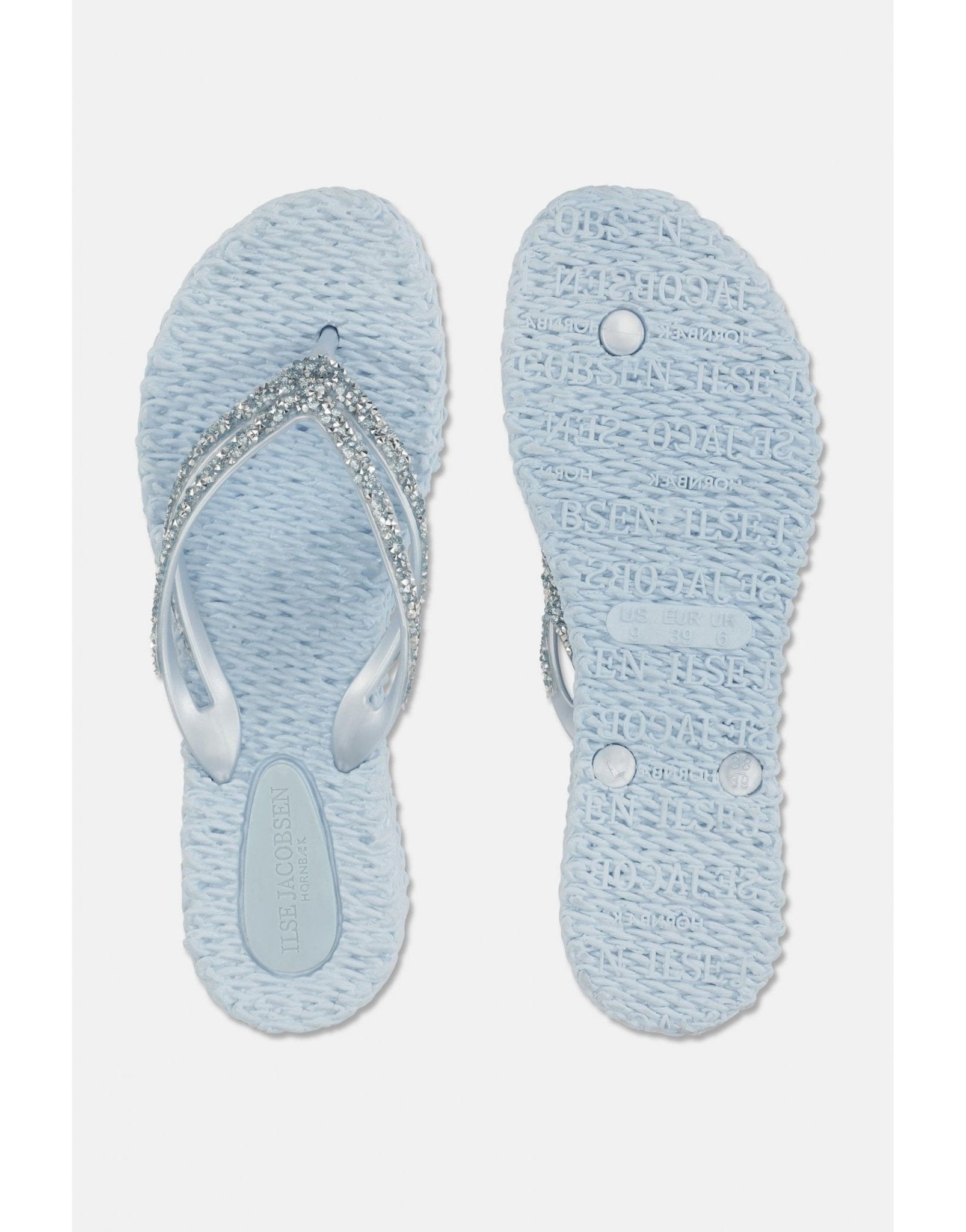 Young Ideas/Henmores - Platform Flipflop with Crystals - 001 Black - 4