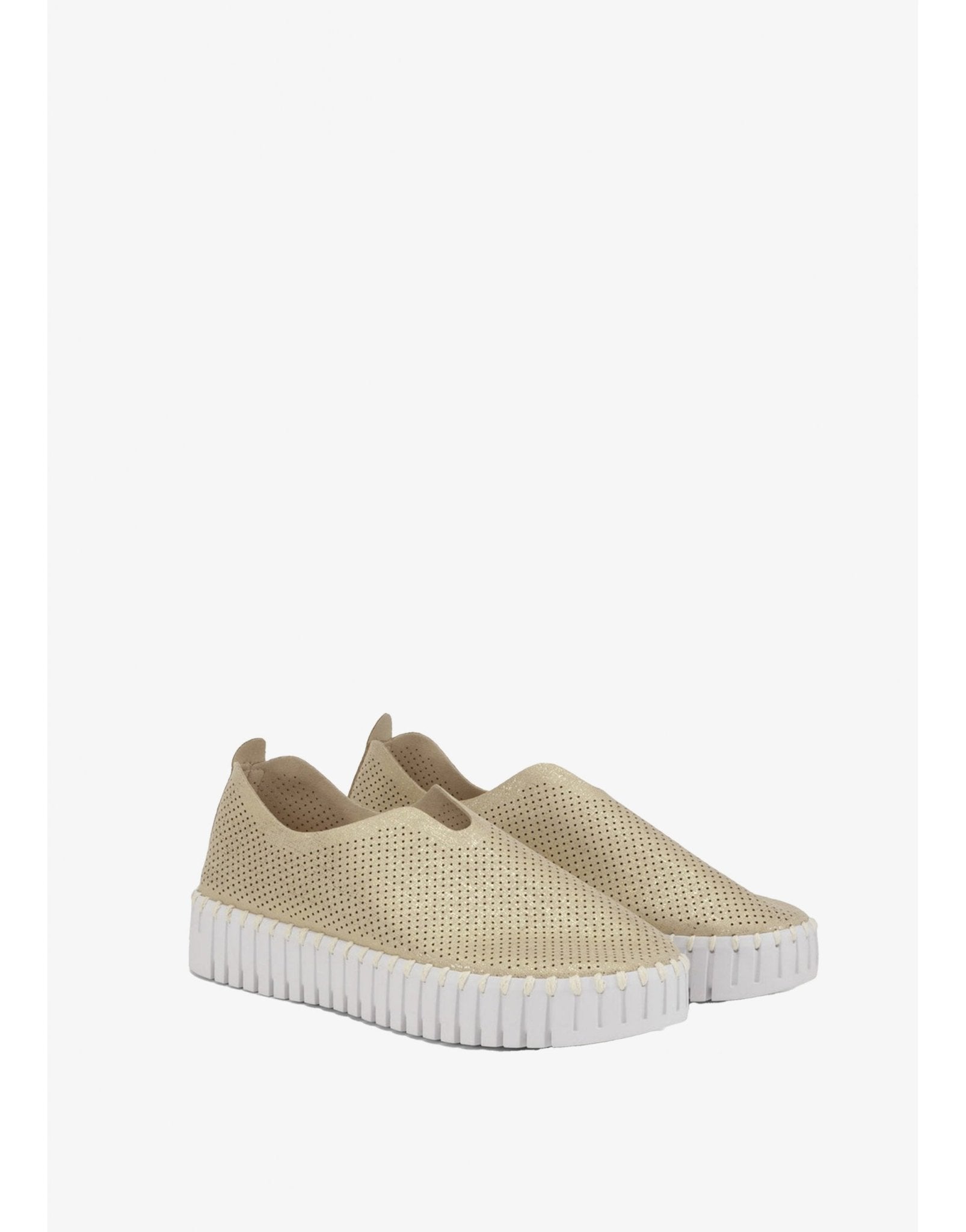 Young Ideas/Henmores - Pull on Shoe with Glitter - 710100 Silver White - 4