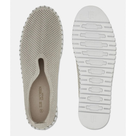 Young Ideas/Henmores - Pull on Shoe with Glitter - 710100 Silver White - 4