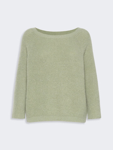 Xeno Mohair Boat Neck Jumper