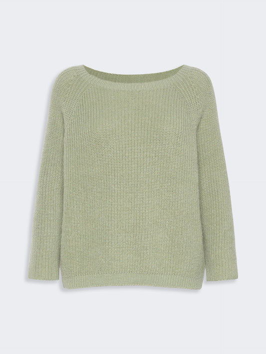 Xeno Mohair Boat Neck Jumper