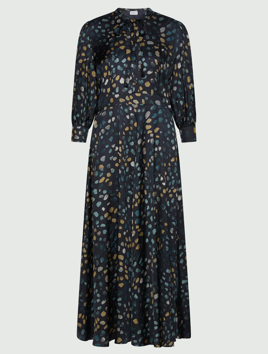 Fulcro Pebble Tie Waist Midi Dress