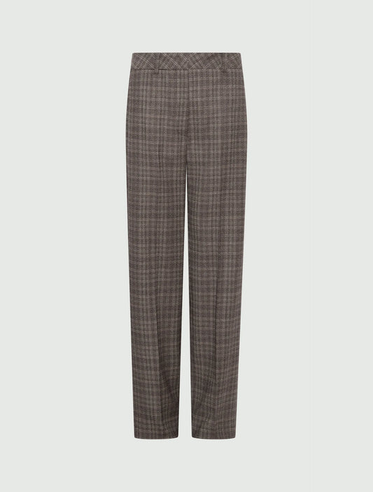 Onorata Check Straight Leg Trousers