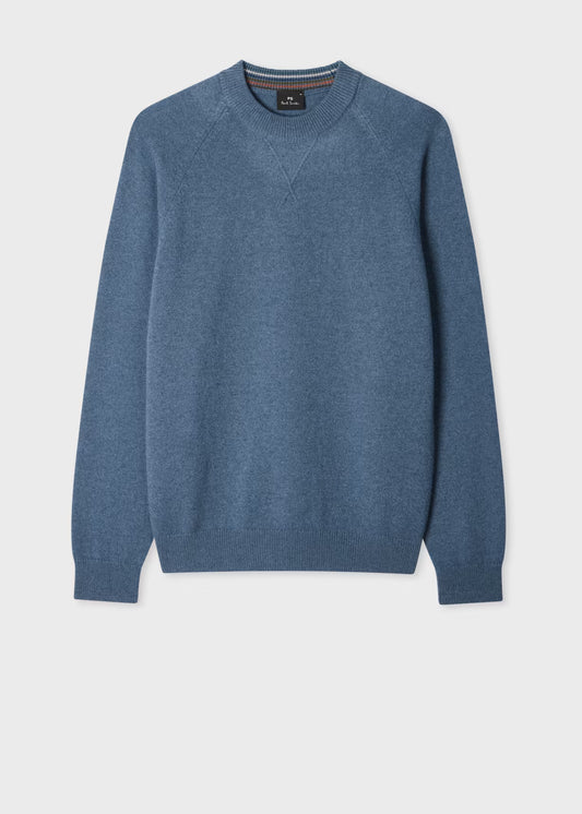 Stripe Stamp Crew Neck Jumper