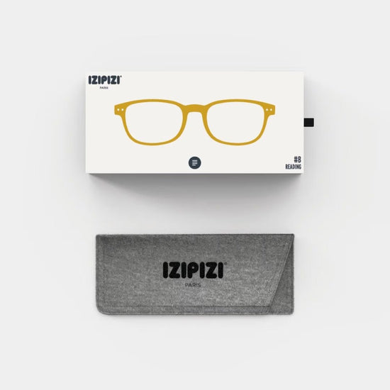 Young Ideas & Henmores - B Reading Glasses - Golden Green - 1