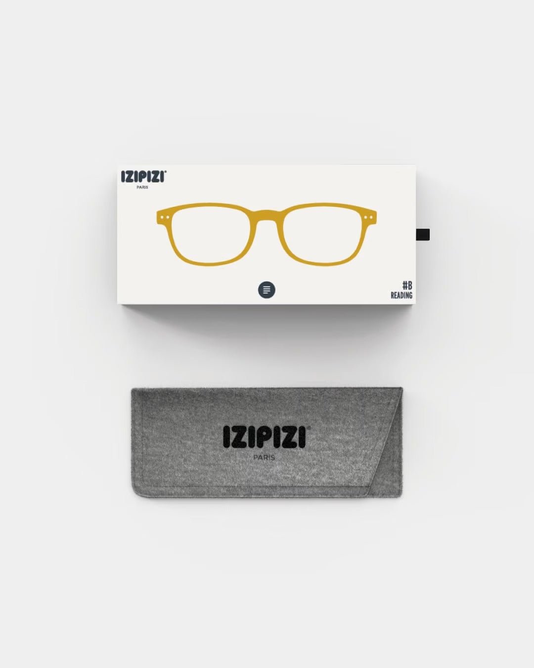 Young Ideas & Henmores - B Reading Glasses - Golden Green - 1