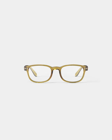 Young Ideas & Henmores - B Reading Glasses - Golden Green - 1