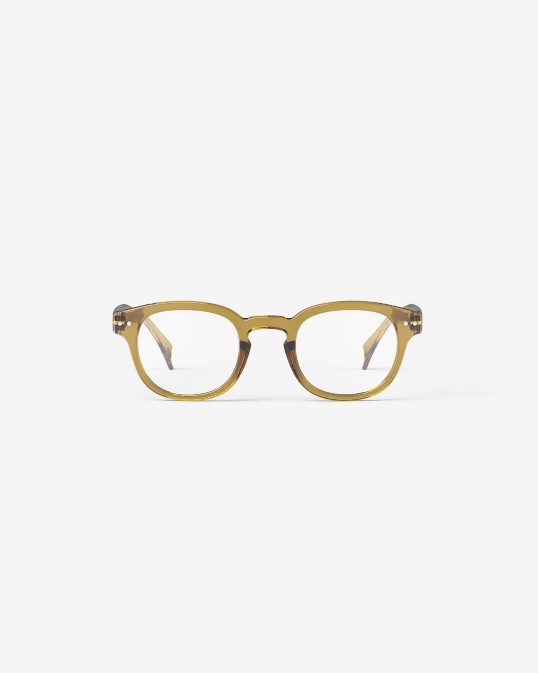 Young Ideas & Henmores - C Reading Glasses - Golden Green - 2.5