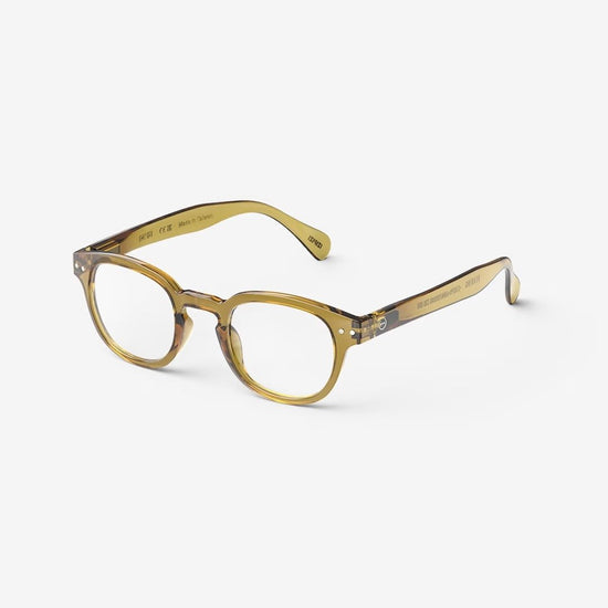 Young Ideas & Henmores - C Reading Glasses - Golden Green - 2.5