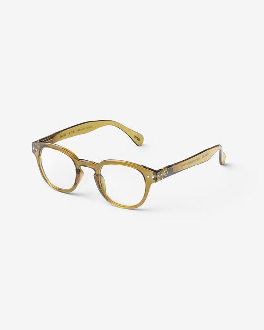 Young Ideas & Henmores - C Reading Glasses - Golden Green - 2.5