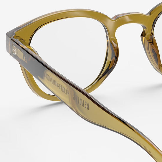 Young Ideas & Henmores - C Reading Glasses - Golden Green - 2.5