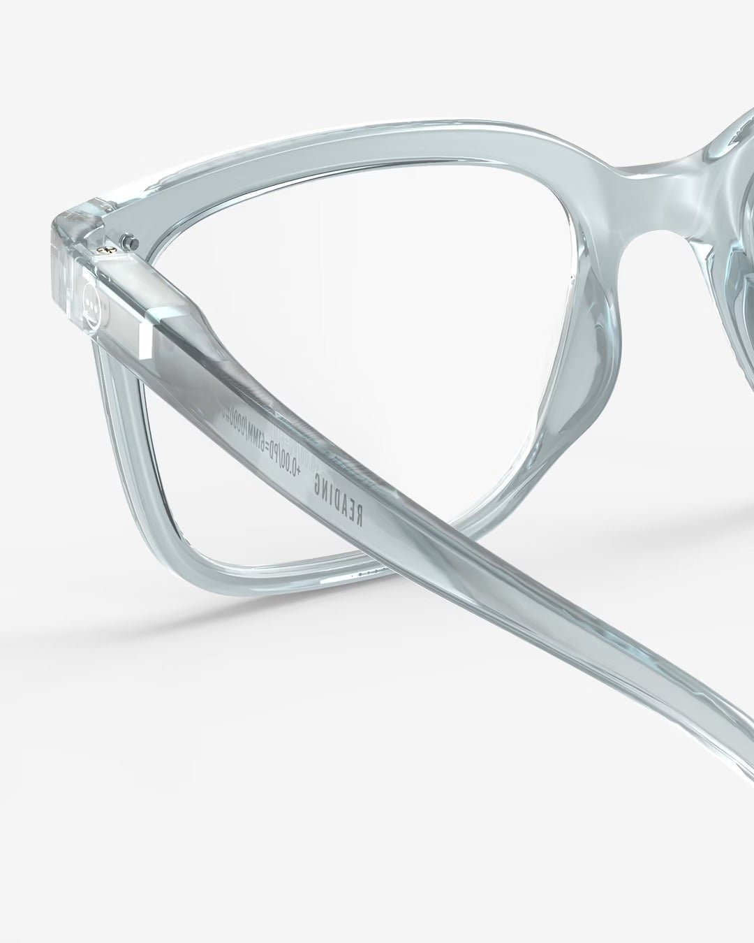 Young Ideas & Henmores - L Reading Glasses - Frozen Blue - 1.5