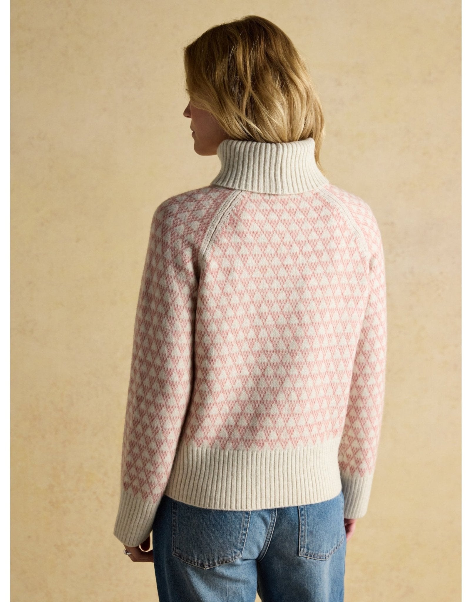 Young Ideas/Henmores - Addison Jumper - Pink/Cream - S