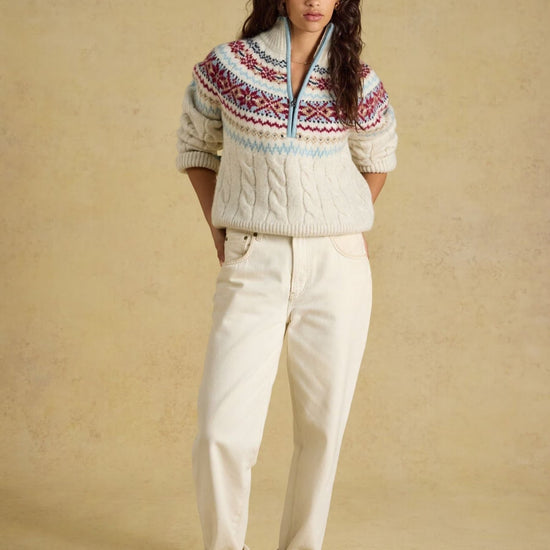Young Ideas & Henmores -Allaway Knit -Cream -XS
