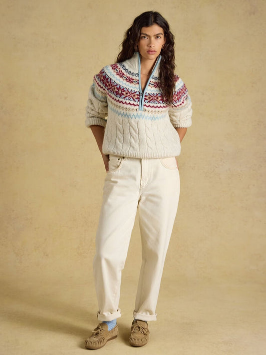 Young Ideas & Henmores -Allaway Knit -Cream -XS