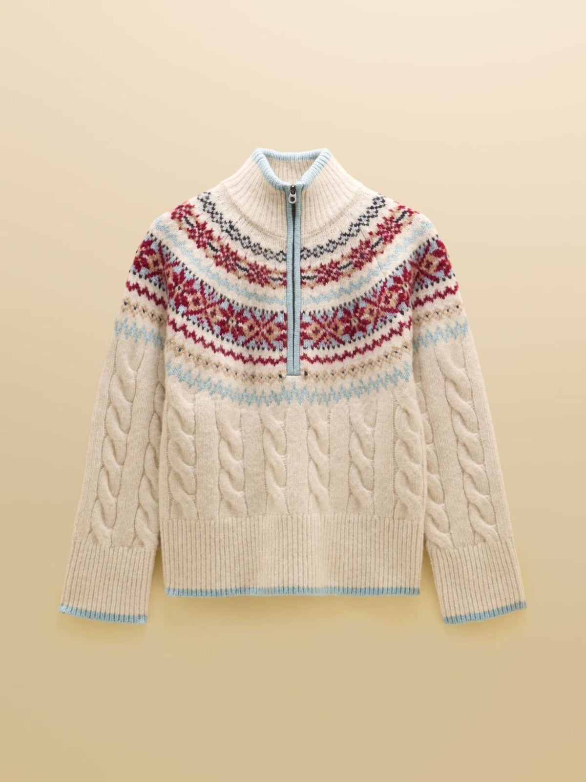 Young Ideas & Henmores -Allaway Knit -Cream -XS