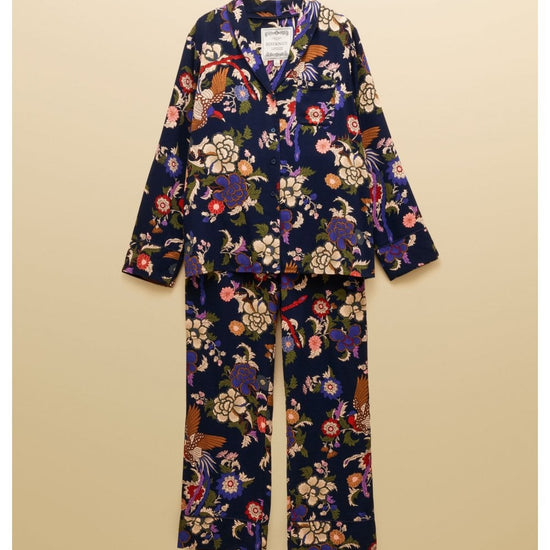 Young Ideas/Henmores - Alma Pyjama Set - Navy Floral - S