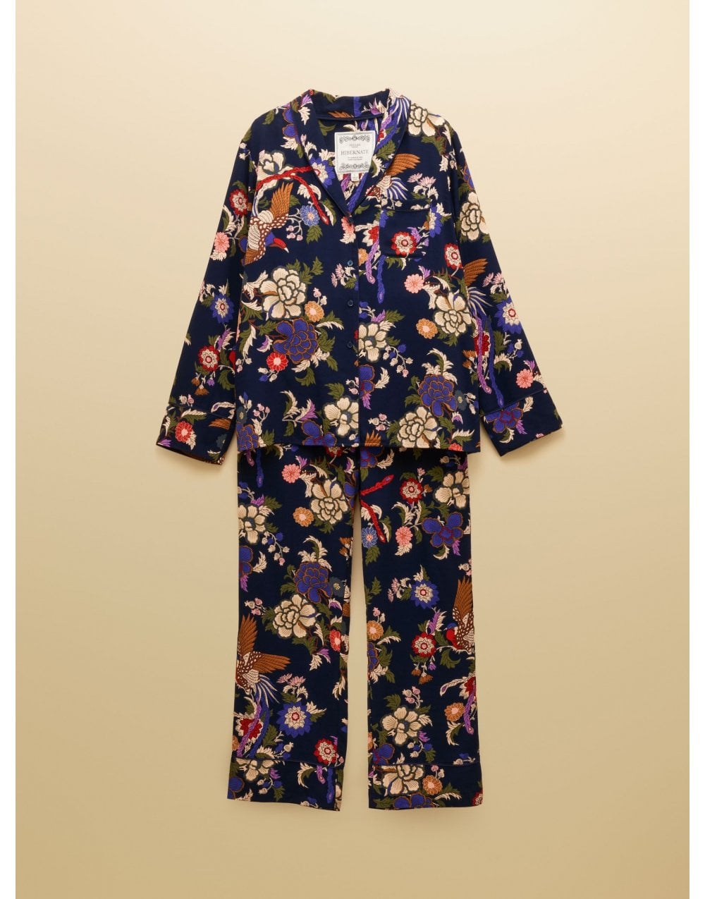 Young Ideas/Henmores - Alma Pyjama Set - Navy Floral - S