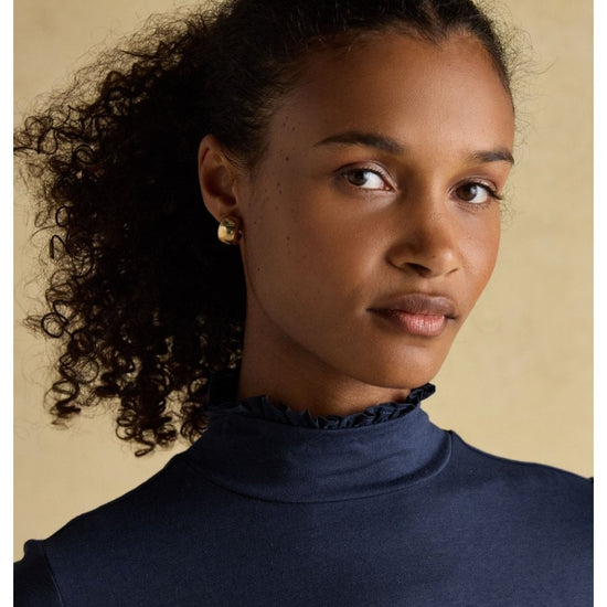 Young Ideas/Henmores - Amy High Neck Top - Chocolate - 8