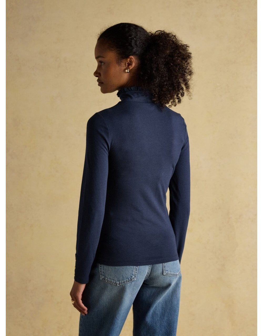 Young Ideas/Henmores - Amy High Neck Top - Chocolate - 8