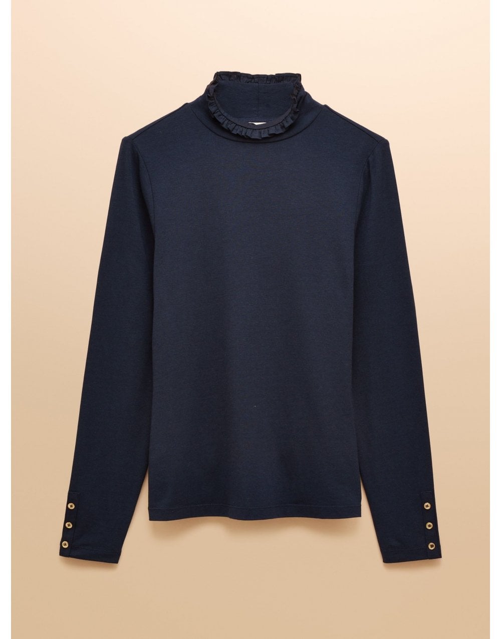 Young Ideas/Henmores - Amy High Neck Top - Chocolate - 8