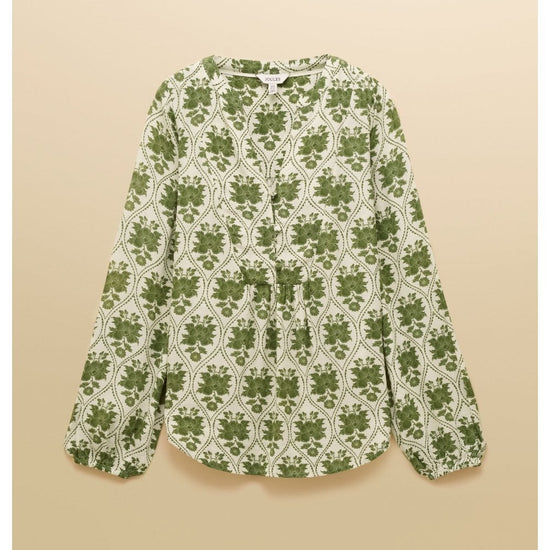 Young Ideas/Henmores - Ava Blouse - Khaki Green - 10