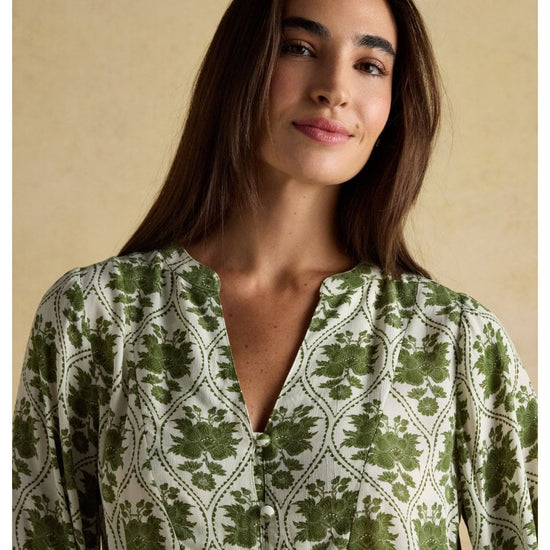 Young Ideas/Henmores - Ava Blouse - Khaki Green - 10