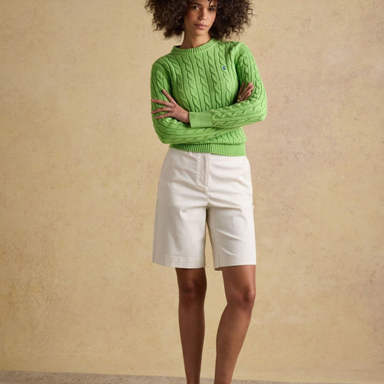 Young Ideas & Henmores - Bermuda Chino Short - Cream - 8