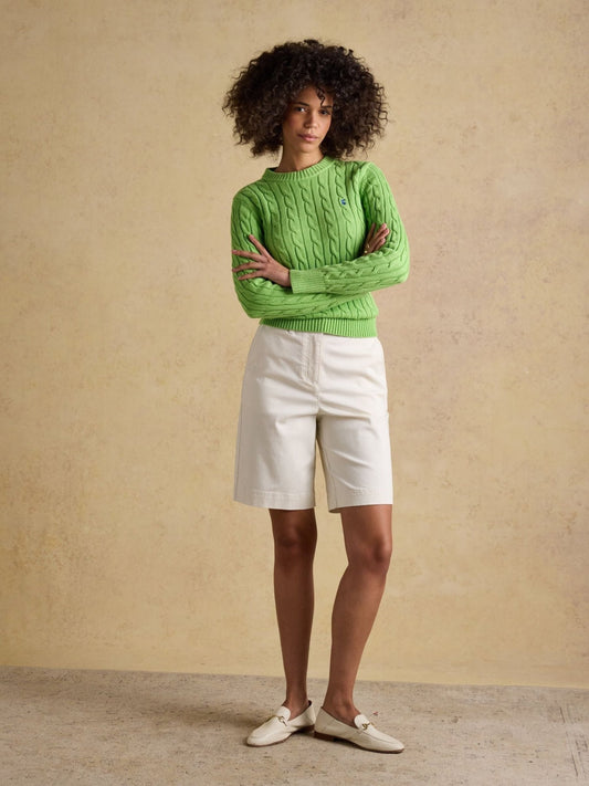Young Ideas & Henmores - Bermuda Chino Short - Cream - 8