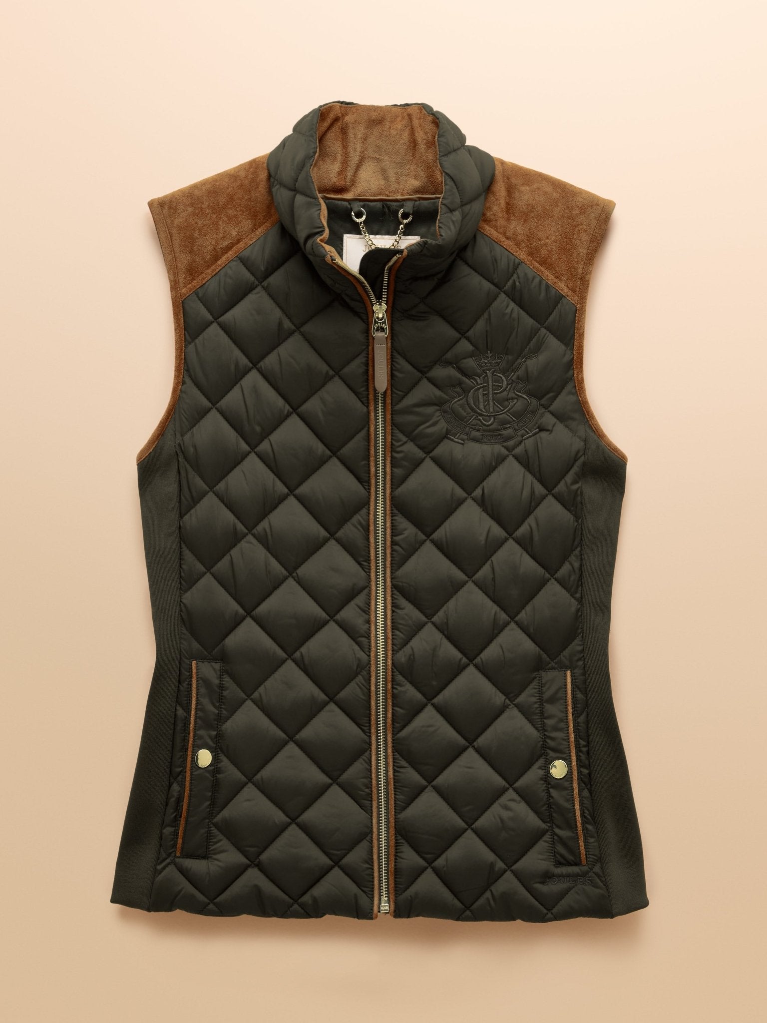 Young Ideas & Henmores -Braemar Luxe Gilet -Khaki Green -8