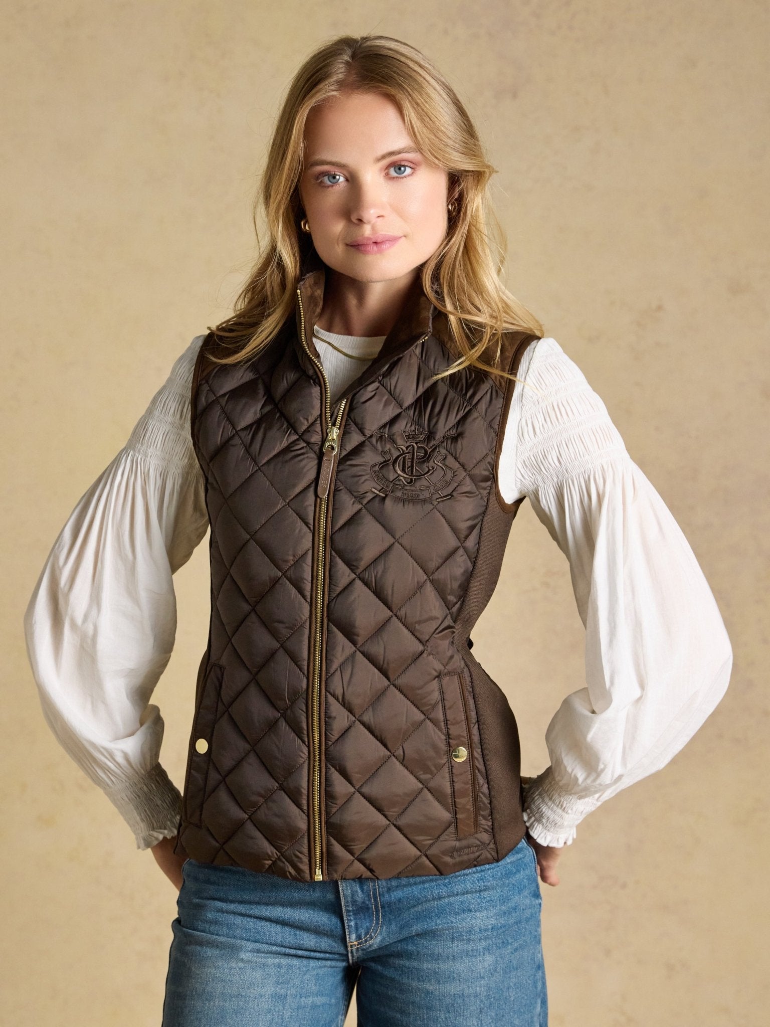 Young Ideas & Henmores -Braemar Luxe Gilet -Chocolate Brown -8