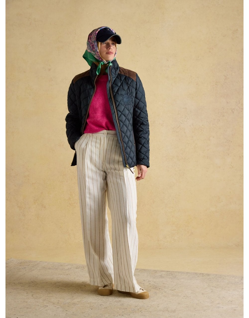 Young Ideas/Henmores - Braemar Luxe Quilted Coat - Navy - 8