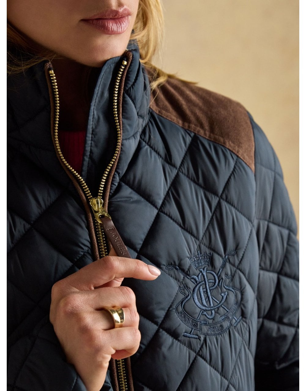 Young Ideas/Henmores - Braemar Luxe Quilted Coat - Navy - 8