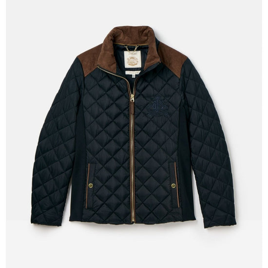 Young Ideas/Henmores - Braemar Luxe Quilted Coat - Navy - 8