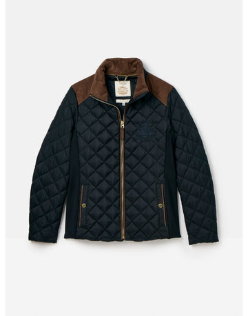 Young Ideas/Henmores - Braemar Luxe Quilted Coat - Navy - 8