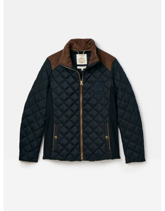 Young Ideas/Henmores - Braemar Luxe Quilted Coat - Navy - 8