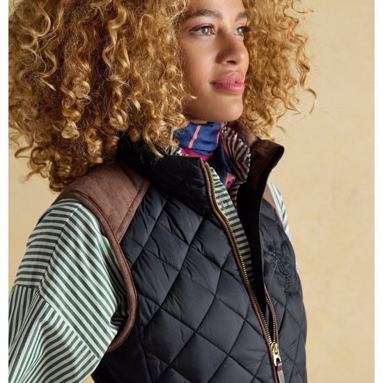 Young Ideas/Henmores - Braemar Luxe Quilted Gilet - Navy - 8