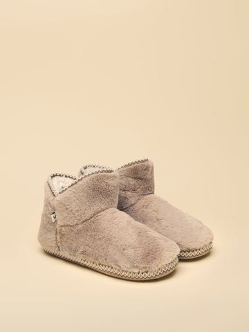 Young Ideas & Henmores -Cabin Slipper Boot -Mink Brown -L