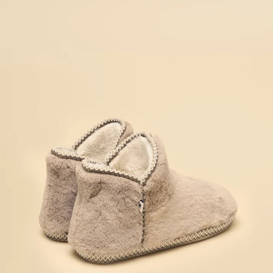 Young Ideas & Henmores -Cabin Slipper Boot -Mink Brown -L