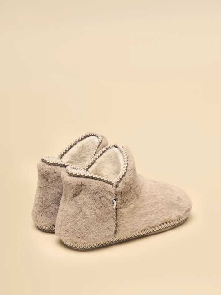 Young Ideas & Henmores -Cabin Slipper Boot -Mink Brown -L