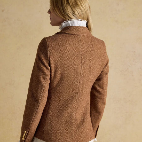 Young Ideas & Henmores -Canterly Blazer -Brown Herringbone -8