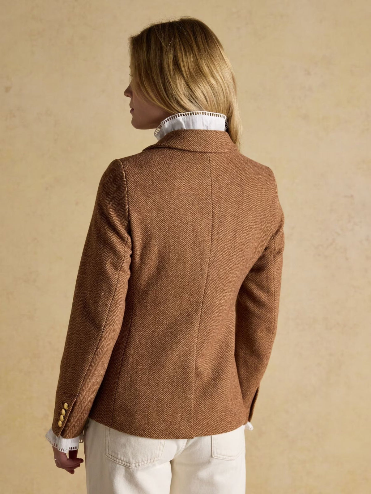 Young Ideas & Henmores -Canterly Blazer -Brown Herringbone -8