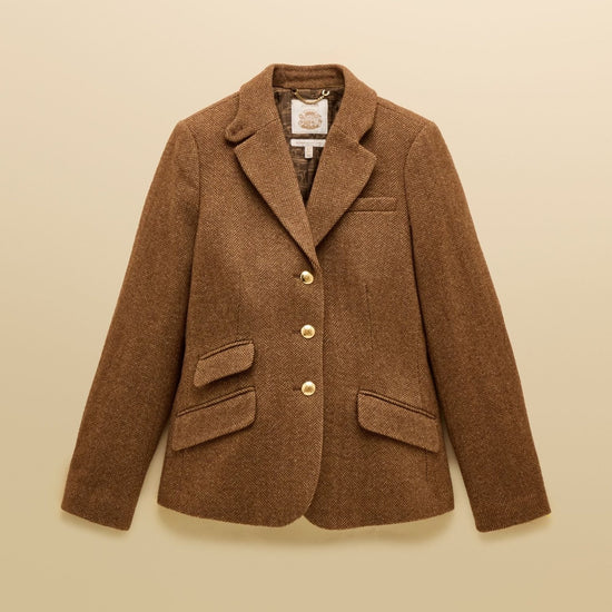 Young Ideas & Henmores -Canterly Blazer -Brown Herringbone -8