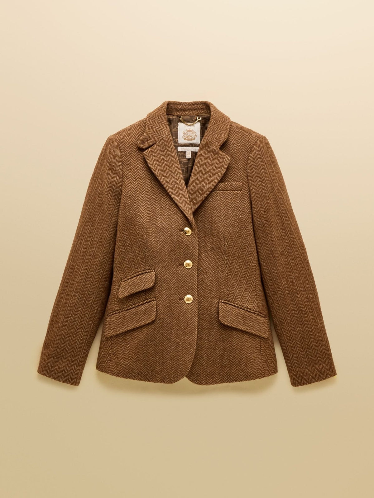 Young Ideas & Henmores -Canterly Blazer -Brown Herringbone -8