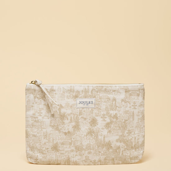 Young Ideas & Henmores - Carrywell Pouch Bag - Neutral Toile De Jouy - OS
