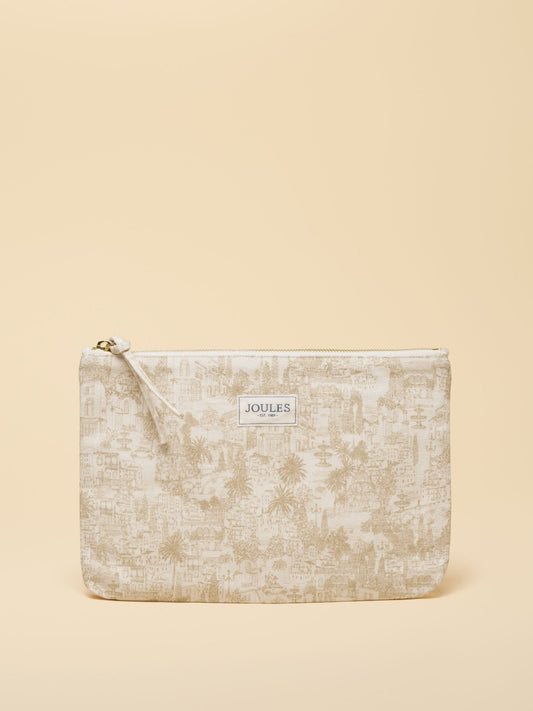 Young Ideas & Henmores - Carrywell Pouch Bag - Neutral Toile De Jouy - OS