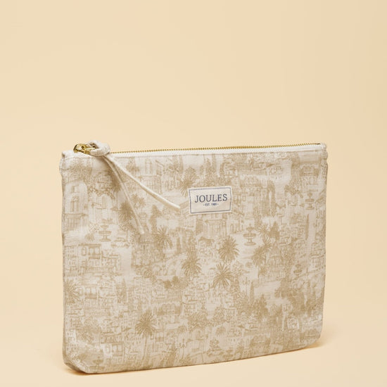 Young Ideas & Henmores - Carrywell Pouch Bag - Neutral Toile De Jouy - OS