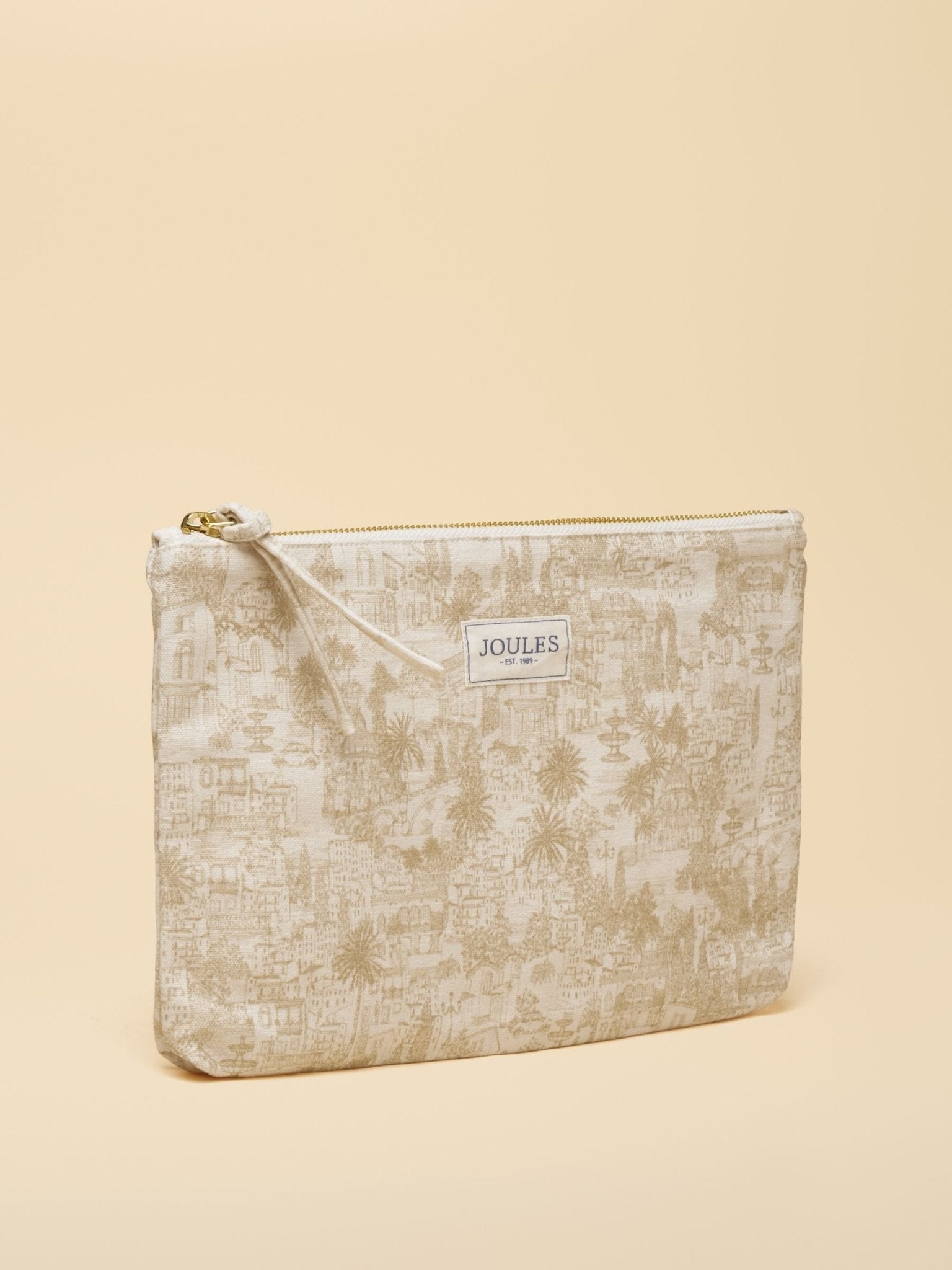Young Ideas & Henmores - Carrywell Pouch Bag - Neutral Toile De Jouy - OS
